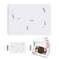Playing Cards Single Design Template Christmas - Playing Cards Single Design (Rectangle) Playing Cards Single Design Template Christmas - Playing Cards Single Design (Rectangle)