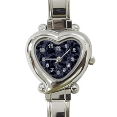 Heart Watch Black - Heart Italian Charm Watch