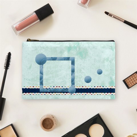 Games We Play Medium Cosmetic Bag 1 By Lisa Minor Front