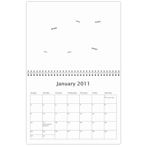 Joyce Calendar By Brittany Jan 2011
