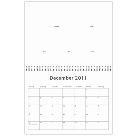 Joyce Calendar By Brittany Dec 2011