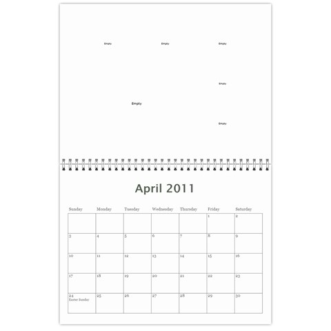 Joyce Calendar By Brittany Apr 2011