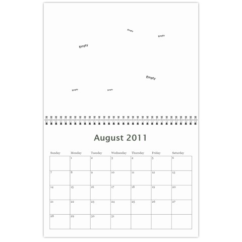 Joyce Calendar By Brittany Aug 2011