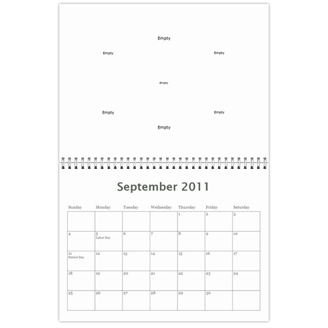 Joyce Calendar By Brittany Sep 2011