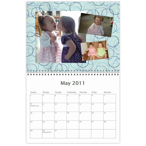Mom P Calendar By Evelyn May 2011