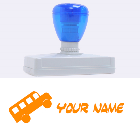 Bus By Chere s Creations 3.13 x1.38  Stamp