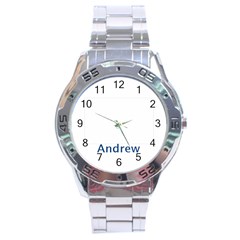 watch for sherri - Andrew - Stainless Steel Analogue Watch
