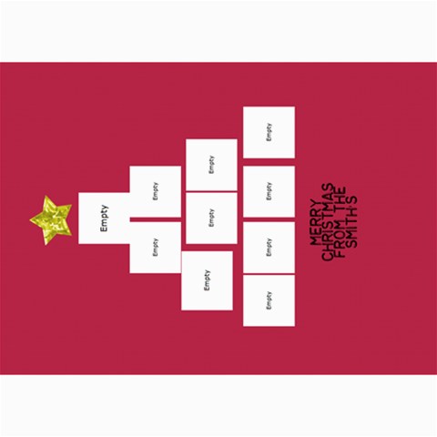 Xmas Card By Nicki 7 x5  Photo Card - 4