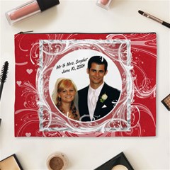 Red & White XL Cosmetic Bag Template - Cosmetic Bag (XL) Red & White XL Cosmetic Bag Template - Cosmetic Bag (XL)