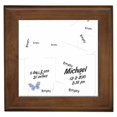 Framed Tile - New Baby