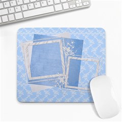 Blue Lace and Satin Custom Large Mousepad Blue Lace and Satin Custom Large Mousepad