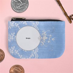 Blue Grunge and Girly Custom Mini Coin Purse