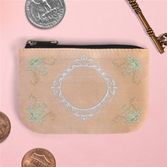 Orange-Green Elegant Swirls Mini Coin Purse Orange-Green Elegant Swirls Mini Coin Purse