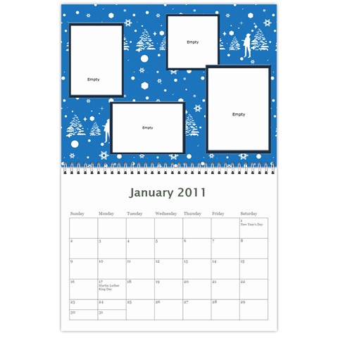 Tootie s Calendar 2011 By Colton Jan 2011