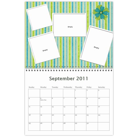 Tootie s Calendar 2011 By Colton Sep 2011