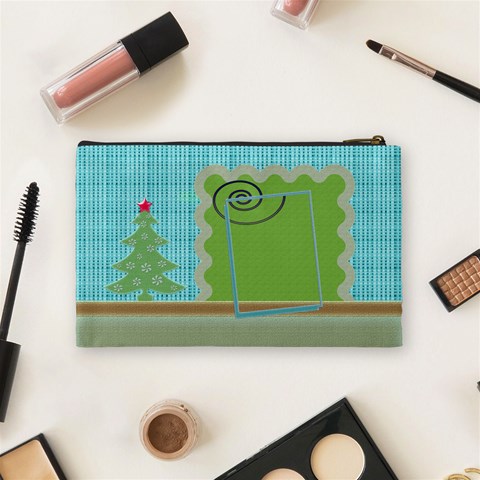 Christmas Cosmetic Bag Back