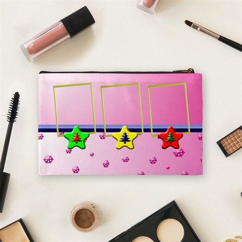 Christmas Baby Cosmetic Bag Back