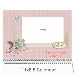 nieces - Wall Calendar 11  x 8.5  (12-Months)