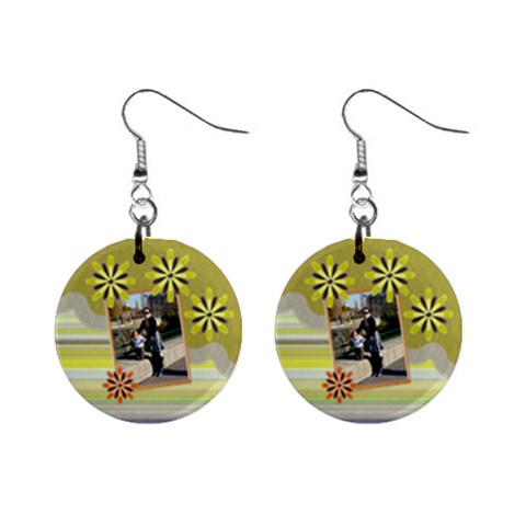 Yellow Petal Earings By Daniela Front