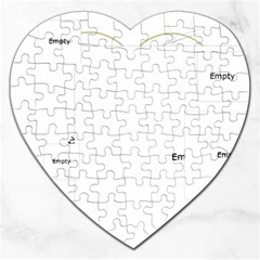 Snowman Heart Sparkling Puzzle