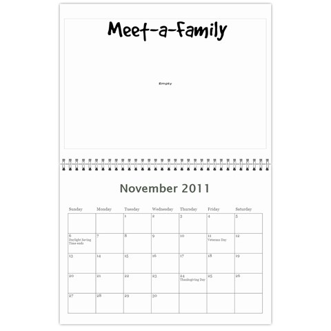 2011 Calendar By Susan Nov 2011