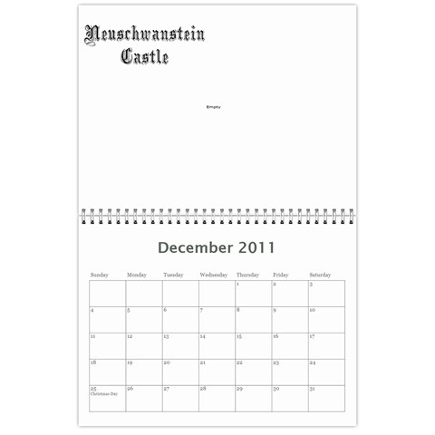 2011 Calendar By Susan Dec 2011