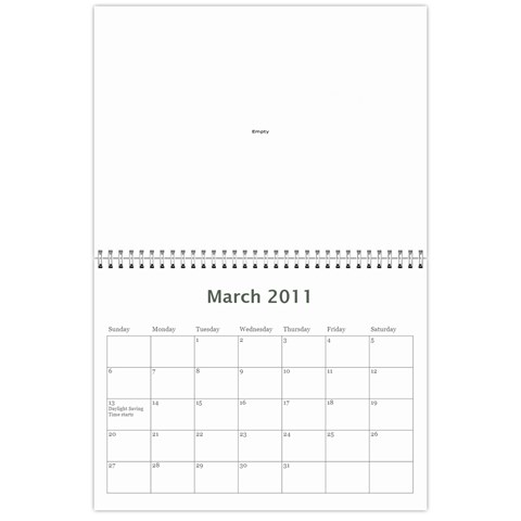 2011 Calendar By Susan Mar 2011