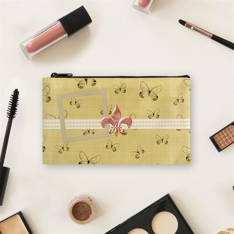Amore Small Cosmetic Bag 1 By Lisa Minor Front