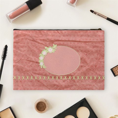 Amore Large Cosmetic Bag 1 By Lisa Minor Back