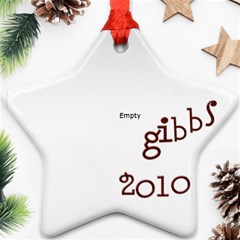 Gibbs Ornament - Star Ornament (Two Sides)