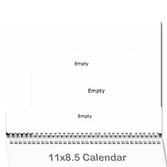 CalendarB - Wall Calendar 11  x 8.5  (12-Months)