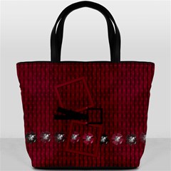 Fuschia Ruckus Bucket Bag