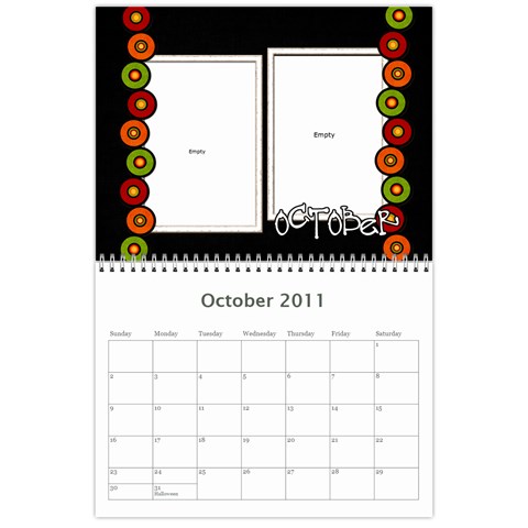 2011 Calendar By Dimplzz Oct 2011