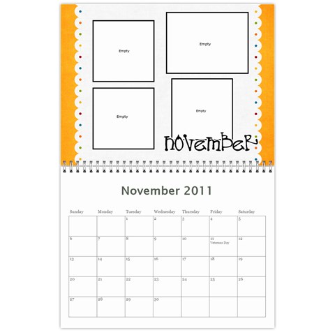 2011 Calendar By Dimplzz Nov 2011