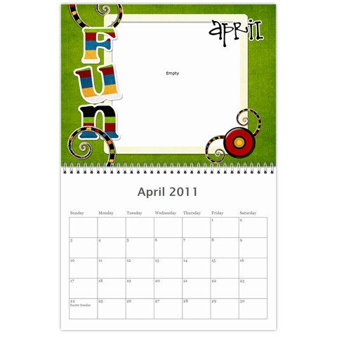 2011 Calendar By Dimplzz Apr 2011