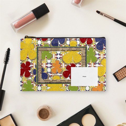 Primary Cardboard Medium Cosmetic Bag 1 By Lisa Minor Front