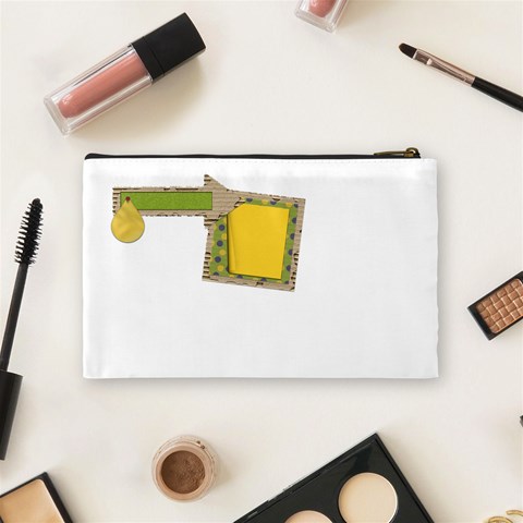 Primary Cardboard Medium Cosmetic Bag 1 By Lisa Minor Back