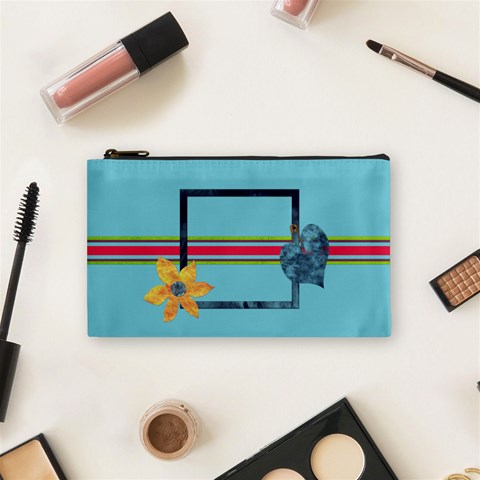 Tye Dyed Small Cosmetic Bag 1 By Lisa Minor Front