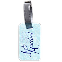 Just Married Honeymoon All Of My Heart Luggage Tag