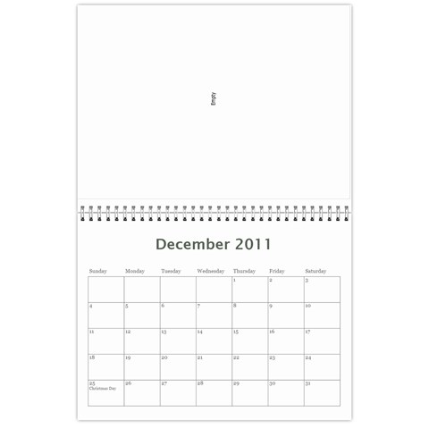 Calendar!!!!! By Melina Dec 2011