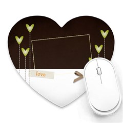 Heart mousepad- LOVE hearts Heart mousepad- LOVE hearts