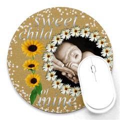 Sweet Child Of Mine Round Mouse Mat