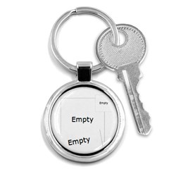 Fuschia Ruckus Keychain 1 - Key Chain (Round)