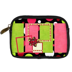 Cherry Slush Camera Bag 1 - Digital Camera Leather Case Cherry Slush Camera Bag 1 - Digital Camera Leather Case