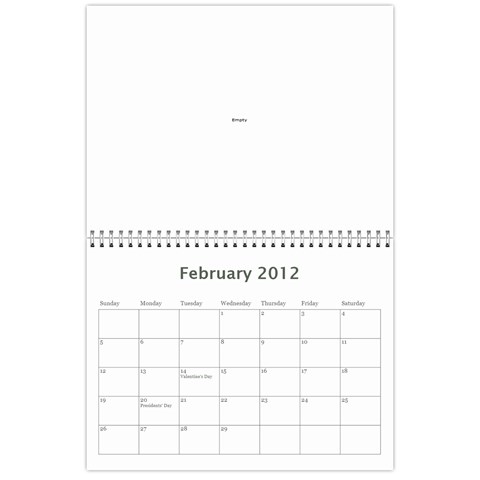 2011 Calendar By Sheila Irish Feb 2012