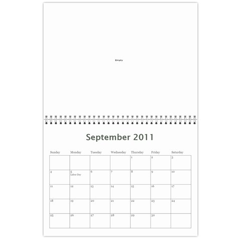 2011 Calendar By Sheila Irish Sep 2011