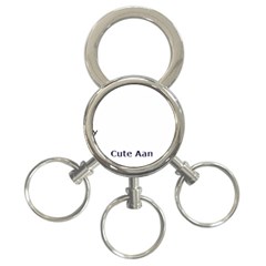 aan - 3-Ring Key Chain