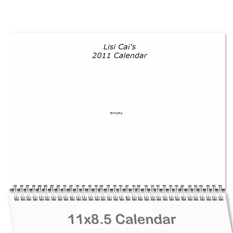 2011 Calendar Design#2 By Lisi Cai Cover