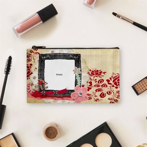 Bliss Cosmetic Bag By Barbara Ryan Front