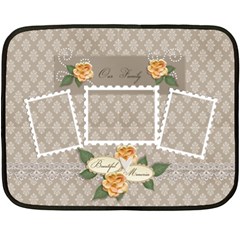 Mini Fleece Blanket- Our Family - 35 x27  Fleece Blanket (Mini)